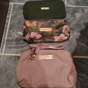 Ju-Ju-Be Women's Floral and Solid Crossbody Bags - Green, Floral, Pink